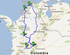 [Colombia 2013] Itinerary update